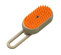 3 in 1 Electric Cat Steam Brush Dog Grooming Brush Cat Steamy Brush with USB Charging Cable Foldable Handle Pet Hair Removal Comb Self Cleaning Brush Multifunctional Cat Steamer Brush (2 Pcs)