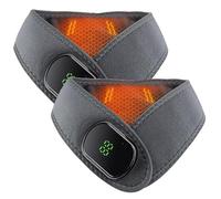 3-in-1 Electric Neck Massager, Three-Level 3D Heating Technology & Vibration, 5 Levels of Heat and 3 Types of Vibration, Rechargeable Heated Neck Wrap, for Home, Office, or Travel (2PCS)