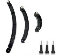 3 in 1 Extension Arm (3 Length: 7.5/13.5/19.5cm) Helmet Holder Mount Compatible for GoPro 7/6/5/4/3+ Series, SJCAMs, 4K, EK7000 ect.