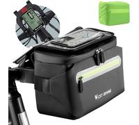 3 In 1 Front Electric Bike Handlebar Bag With Adapter And Removable Shoulder Strap (4l)