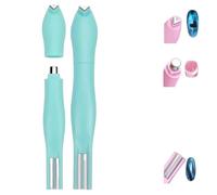 3-In-1 Heart Shape Round Line Shape Nail Art Magnet Pen - Heart, Round & Line Shapes, Diy Manicure Kit for Home and Salon Use (green-1pcs)