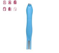 3-in-1 Heart Shape Round Line Shape Nail Art Magnet Pen - Heart, Round & Line Shapes, Hearts Magnet for Cat Eye Gel Polish, Diy Manicure Kit for Home and Salon Use (Blue)