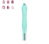 3-in-1 Heart Shape Round Line Shape Nail Art Magnet Pen - Heart, Round & Line Shapes, Hearts Magnet for Cat Eye Gel Polish, Diy Manicure Kit for Home and Salon Use (Green)