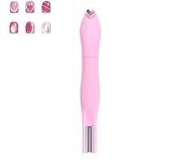 3-in-1 Heart Shape Round Line Shape Nail Art Magnet Pen - Heart, Round & Line Shapes, Hearts Magnet for Cat Eye Gel Polish, Diy Manicure Kit for Home and Salon Use (Pink)