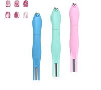 3-in-1 Heart Shape Round Line Shape Nail Art Magnet Pen - Heart, Round & Line Shapes, Hearts Magnet for Cat Eye Gel Polish, Diy Manicure Kit for Home and Salon Use (Mix)