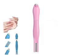 3-In-1 Heart Shape Round Line Shape Nail Art Magnet Pen, Multi-Pattern Magnetic Design Tool for Cat Eye Gel Polish, French Tip Guide, Professional & Home Manicure Use (Pink 1pcs)