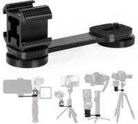 3 In 1 Hot Shoe Cold Shoe Mount Shoe Mount Vlog Extension Bar 1/4 Inch Screw Adapter Compatible With Dji Mobile 3 Shiyun
