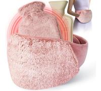3 in 1 Hot Water Bottle Belt,Hot Water Bottle Rules Painful Hot Water Bottle,Plush Belly Hot Water Bottle,1.2 L Hot Water Bottle with Cover,Rubber,Hot Water Bottle for Hand Shoulder Back.[I19]