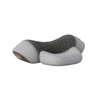 3 In 1 Neck Massage Pillow, Neck Massager, Professional-Grade Smart Necks Traction & Heatmassager,for Office & Home Use (light gray)