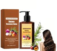 3-in-1 Nourishing Conditioning Shampoo,Hair Growth Shampoo,Batana Oil & Rosemary & Onion,Reduce Hair Loss,Strengthens Roots & Adds Thicker and Stronger Hairs (1 Pcs)