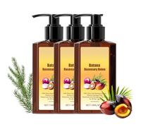 3-in-1 Nourishing Conditioning Shampoo, Onion Biotin and Rosemary Shampoo, Plump Hydrating Shampoos Repairs, Nourishing and Moisturizing, Strengthens Roots & Adds Shine (3Pcs)