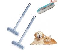 3 in 1 Pet Hair Remover Multifunctional Brosse Anti Poils Animaux Chat Chien, Removable Hair Removal Brush pour Canapé, Arbre à Chat, Voiture, Glass, Tapis (Long, unité, 1.0)