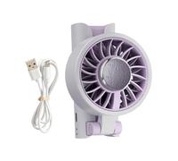 3-in-1 Portable Handheld Fan, Rechargeable USB Desktop Mini Fan With Sun Umbrella Clip, Outdoor Hanging Cooling For Travel Camping Stroller Office, Strong Airflow Personal Cooling