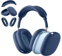 3 in 1 Protective Case for Airpods Max Earbuds, Anti-Scratch Pads, Earmuffs, Headband, Accessory for Apple Airpod Max (Dark Blue)