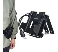 3 in 1 Quick Release Two-Way Radio Belt for Portable Radio/Speaker Compatible with Motorola Quansheng Walkie Talkie (H-Molle Belt)