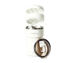 3-in-1 Self-Stirring Coffee Mug | USB Rechargeable Magnetic Mixing Cup with
