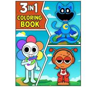 3 in 1 Smiling, Dandy Coloring Book for kids: Fun, Cute & Creative Coloring Adventures for Boys and Girls