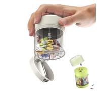 3-in-1 Travel Pill Organizer, 7-Day Portable Mini Medicine Organizer,Daily Portable Pill Box Container & Medication Dispenser, for Medication, Pill Storage & Weekly Timer Organizer (White)