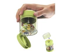 3-in-1 Travel Pill Organizer - 7-Day Portable Pill Box with Timer, Leak-Proof Compartments for Meds, Vitamins & Supplements - Perfect for Travel, Hiking & Daily Use (Green)