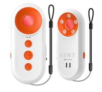 3-in-1 Travel Safety Device - Hidden Camera Detector, 130 DB Personal SOS Alarm & Hotel Door Vibration Sensor, Rechargeable Type-C, Pocket-Size Security Companion for Home, Dorm, and Trips