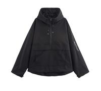 3-in-1 Waterproof Women's Jacket - Rain, Wind & Cold, All Covered, Causal Softshell Jacket with Hood Outdoors Raincoat (Black,TG)