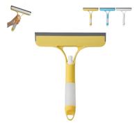 3 in 1 Window Cleaning Scraper, 2025 New Multi-Function Squeegee Tool, for Shower Glass, Mirrors, Car, Home (Yellow)