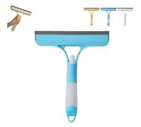 3 in 1 Window Cleaning Scraper, 2025 New Multi-Function Squeegee Tool, for Shower Glass, Mirrors, Car, Home (Blue)