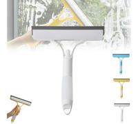 3 in 1 Window Cleaning Scraper, 2025 New Squeegee for Shower Glass Spray Function for Glass Doors, Windows Cleaning Scraper, for Cars Home And Kitchen Window Glasses (White*1)