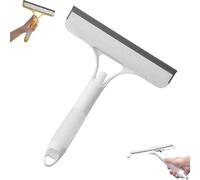 3 in 1 Window Cleaning Scraper,2025 New Window Squeegee with Spray,All Purpose Spray Squeegee Cleaner Tool for Glass Doors,Shower,Mirrors (White)