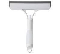 3 in 1 Window Cleaning Scraper, Window Squeegee with Sprayer & Brush, Hangable Cleaning Supplies for Glass Mirror Wall Kitchen Countertop