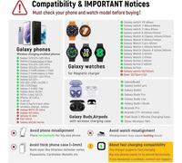 3 In 1 Wireless Charger For Galaxy Watch 7/Ultra/Fe/6/5 Series Induction Charger For Galaxy S25 Edge/S25/S24/S23/S22 Series,Note20/10/ Zflip 7/Fe/6/5/4,Fold 7/6/5/4 And Galaxy Buds3/3 Pro/2.[B14]
