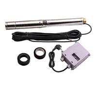 3 in 76 mm 3800 l/h puits profond Pompe Submersible en Inox Forage 20 m Câble