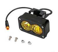 3-Inch LED Headlight Kit 800lm Waterproof for pour atv 3-Inch(Yellow Light) | 800 lumens output, clear off-road vision, 3-pin connector included, screws provided, easy install