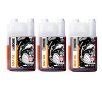 Ipone Huile mélange moto 2T Self Oil Fraise avec doseur pour Vespa Ape Ciclomoto 1 L