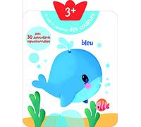3+ Je colle et j'apprends des couleurs Baleine