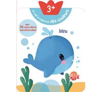 3+ Je colle et j'apprends des couleurs Baleine