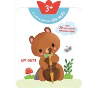 Collectif – Je colle et j'apprends des mots 3+ – Ours – Broché