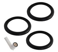 3 Joints de Tuyau de Chasse pour Réservoirs G-eberit, Joint D'éVacuation WC (Ø 55/42 mm), Pièce de Rechange 362.771.001, Réservoir de Chasse Encastré Joint DN40/45 mm (Noir)