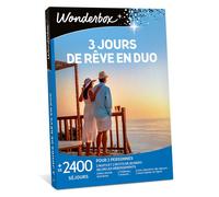 Wonderbox Coffret cadeau 3 Jours de Rêve en Duo – Séjours