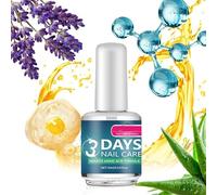 3 jours de soins pour ongles, contenant de la kératine et une formule à base d'acides aminés, nourrissent et préviennent les cassures, idéal pour les ongles fragiles et abîmés, 16 ml.
