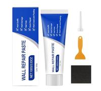 3 Kit De Réparation Pour Plaques De Plâtre - Crème De Réparation Murale Avec Grattoir Et Papier De Verre, Pâte De Réparations De mural Blancs, Pour Réparer Les Trous, Pelage, Graffitis, Fissures