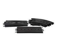 3 Kit d'Extension de Circuit 4 Virages / 2 Changements de Voie / 2 Droites Échelle 1/24 Carrera Noir Noir G