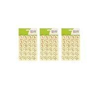 3 kits de chiffres ronds en bois calendrier de l'Avent