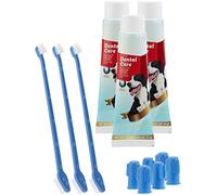 3 kits d'hygiène dentaire canine : brosses et dentifrice SweetyPet
