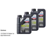 3 L Liqui Moly Huile Moteur Moto 4 Temps 0W-30 Scooter ACEA A5 B5