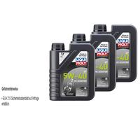 3 L LIQUI MOLY huile moteur Moto 4Takt 5W-40 HC Scooter Api Sn Plus Jaso MA2
