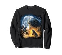 3 lamantins Lune Trois hurlements à la Lune Lamantin sauver Les lamantins Sweatshirt