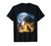 3 lamantins Lune Trois hurlements à la Lune Lamantin sauver Les lamantins T-Shirt Graphique avec Valeur