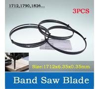 3 lames de scie à ruban 1712 1790 1826, 1712 0,35 mm 6 10 14TPI pour Metabo BAS 260 Swift BAS 261, pour le bois, les plastiques et les surfaces courbes 6 TPI