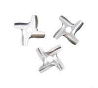 3 Lames Hachoir #5 pour Moulinex HV2 HV4 ME6121 - pour accessoire Robot Ménager Découpe Steaks Kebabs 45mm